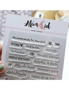 Set de sellos Diciembre, de Alúa Cid - comprar online