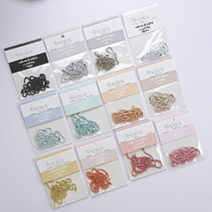 Set de 6 cadenas de bolitas Negras - comprar online