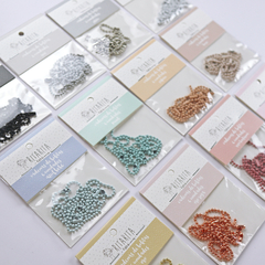 Set de 6 cadenas de bolitas Plata - comprar online