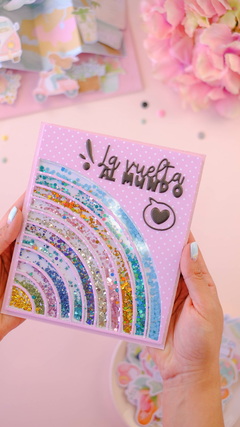 Troquel Shaker Arcoiris VIVIR en internet