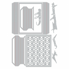 Sizzix Thinlits Die Set 10 P K-Gift Card Holder - comprar online