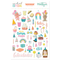 Pegatinas Puffy ilustraciones UN DIA ESPECIAL de Mintopía