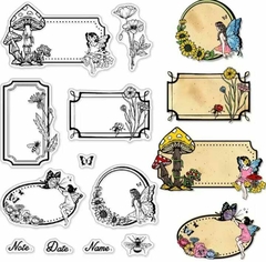 Set de 11 sellos Tgas Haditas y Flores