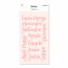 Troquel MESES ESPAÑOL (Memory Loquer)