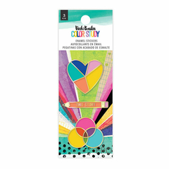 Vicki Boutin Color Study Enamel Stickers 3/Pkg