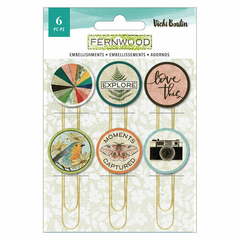 Vicki Boutin Fernwood Paper Clips 6/Pkg