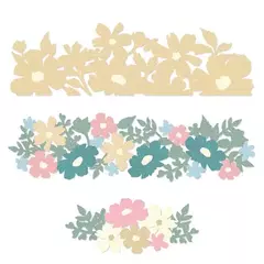 Sizzix - Thinlits Dies - Floral Silhouettes - comprar online
