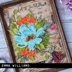 Sizzix Thinlits Dies By Tim Holtz 5/Pkg Brushstroke Flowers #3 CH2 - comprar online