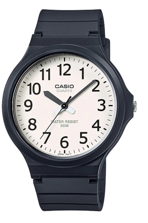 Imagen de Reloj Casio MW-240 Caucho Analogo Resistente al Agua