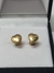 Aros corazon chico oro 18klts p o,7d - Joyería Oro Rubí