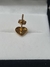 Aros corazon chico oro 18klts p o,7d en internet