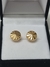 Aros facetados oro 18klts - tienda online