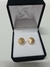 Aros facetados oro 18klts - Joyería Oro Rubí