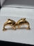 Aros delfin grande oro 18klts p0,9d - comprar online