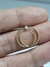 Aros cubanos oro 18Ktl 3er tamaño Liso - comprar online