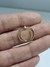 Aros cubanos oro 18Ktl 3er tamaño Liso