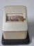 Anillo oro 18klts medio sin fin con cubic peso 2 gramos - comprar online