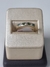 Imagen de Anillo oro 18klts medio sin fin con cubic peso 2, 3 gramos