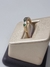 Anillo oro 18klts medio sin fin con cubic peso 2, 3 gramos en internet