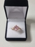 Anillo Oro 18Kl Dama Rosseta con Cubic Peso 2,4 Gramos