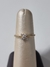 Anillo Oro 18Kl Dama Medio sin Fin con Cubic Peso 1,7 Gramos - Joyería Oro Rubí