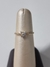 Anillo Oro 18Kl Dama Medio sin Fin con Cubic Peso 1,7 Gramos en internet