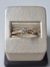 Anillo Oro 18Kl Dama Medio sin Fin con Cubic Peso 1,7 Gramos - Joyería Oro Rubí