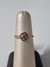 Anillo Oro 18kl Dama Frutilla con Cubic Peso 3,2 Gramos