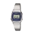 Reloj Mujer Casio Retro Vintage malla fina Plateado/Azul La670wa