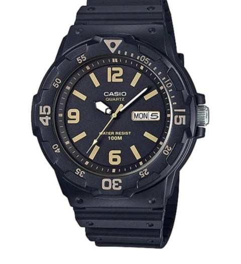 Reloj Casio MRW-200H Caucho Agujas sumergible calendario - comprar online