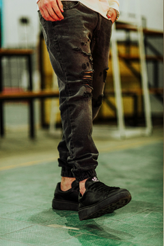 jogger mom black