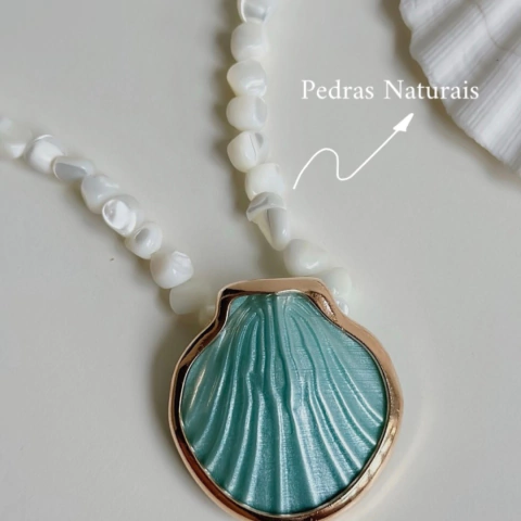 Colar Pérola concha