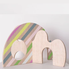 CASINHA DE MONTAR COGUMELO LISTRAS E BOLOTAS COLORIDAS - comprar online