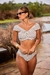 Óculos de sol Olivia Verde Mescla - comprar online