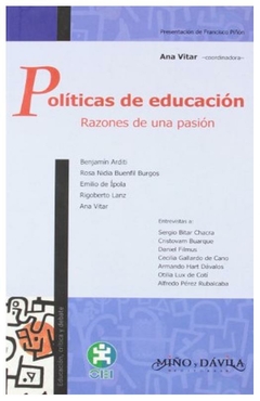 politicas de educacion (educacion, critica & debate) - ana vitar - beatriz vitar