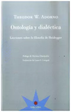 ontologia y dialectica - theodor adorno