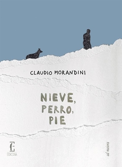 Nieve, perro, pie, por Claudio Morandini