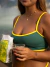 Top Rafaela Verde/Amarelo - Top Faixa com Alças Fixas de Regulagem - loja online