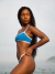 Calcinha Rafaela Azul/Branco - Calcinha Inteira de Tira com Regulagem (Modelagem Para Bronzeado) na internet