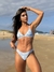 Calcinha Julia Flores Azul - Calcinha Asa Delta Fio Duplo (Empina Bumbum) na internet