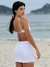 Saia Iasmin Branca Com Renda Brilhosa - comprar online