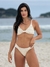 Calcinha Silvia Macramê Off White - Calcinha Borboleta Com Detalhe Drapeado na internet