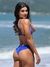 Biquíni Conjunto Julia Azul Royal - Top Cortininha Fixa com Bojo Removível e Calcinha Asa Delta Fio Duplo (Empina Bumbum) na internet