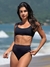 Calcinha Malibu Preta - Cintura Alta (Hot Pants) - comprar online