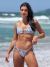 Calcinha Cloe Estampa Paisley Azul - Lacinho Modelagem Fio Efeito Levanta - Amar Biquinis