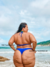 Biquíni Conjunto Julia Marrom Treliça - Top Cortininha Fixa com Bojo Removível e Calcinha Asa Delta Fio Duplo (Empina Bumbum) - comprar online