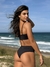 Calcinha Malibu Preta - Cintura Alta (Hot Pants) - Amar Biquinis