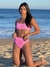 Calcinha Malibu Rosa - Cintura Alta (Hot Pants) na internet