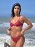 Biquíni Conjunto Mônaco Grécia Pink - Top Meia Taça com Aro e Alças de Regulagem e Calcinha Asa Delta Fio Duplo (Empina Bumbum) na internet