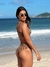 Biquíni Conjunto Malibu Onça - Top com Alças Fixas e Bojo Removível e Calcinha Cintura Alta (Hot Pants) na internet